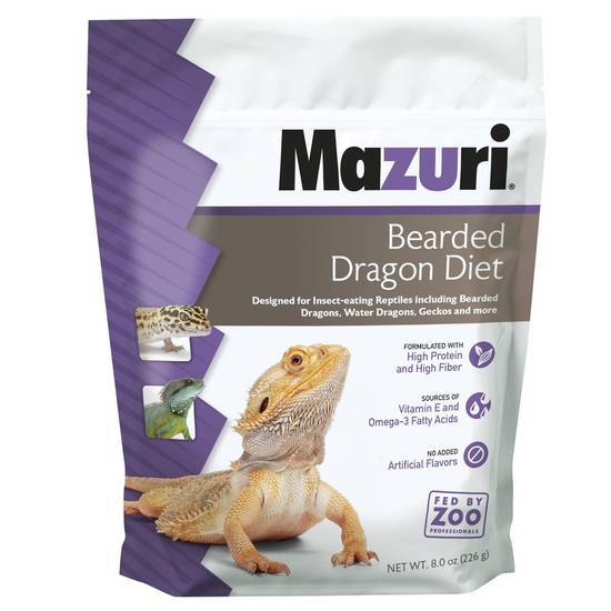 Mazuri Bearded Dragon Diet (8 oz)