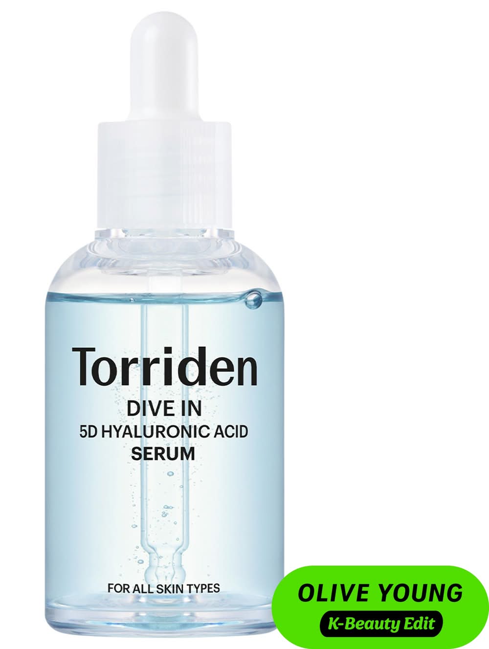 Torriden DIVE IN 5D Hyaluronic Acid Ultra Hydrating Serum for Plump & Glow Skin 1.69 oz/50 mL