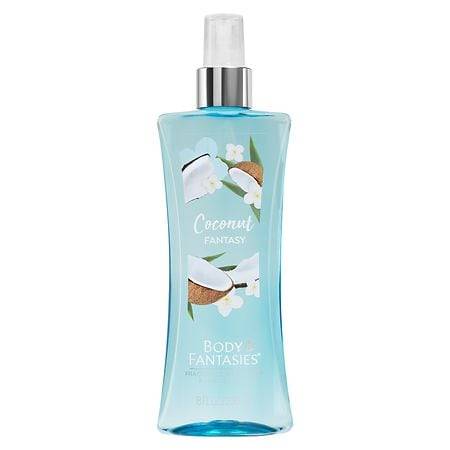 Body Fantasies Fragrance Body Spray, Coconut (8 fl oz)