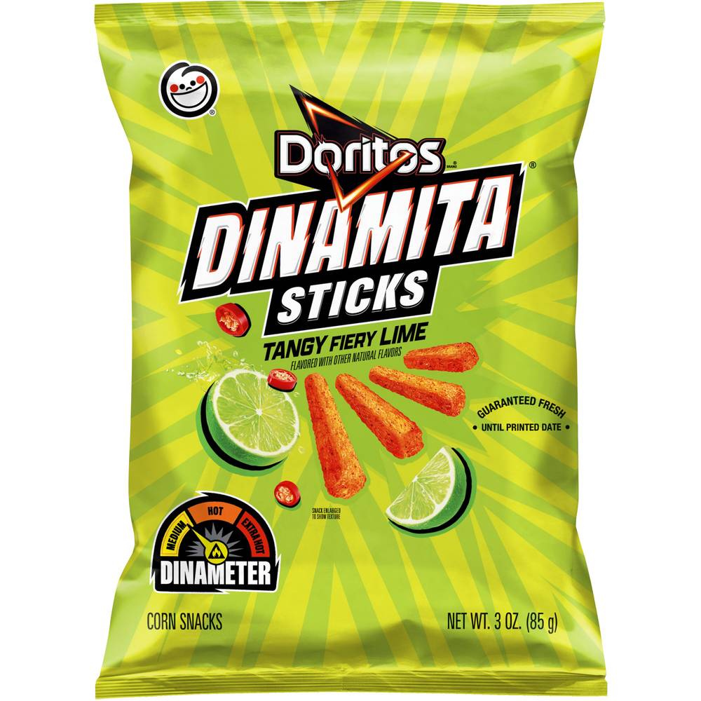 Doritos Dinamita Sticks Corn Snacks (tangy fiery lime)