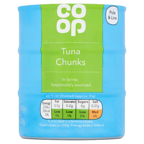Co-Op Tuna Chunks in Brine 3 X 145g
