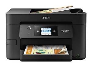 Epson WorkForce Pro WF-3820 Wireless Color Inkjet Printer, All-In-One, Print, Scan, Copy, Fax (9472526)