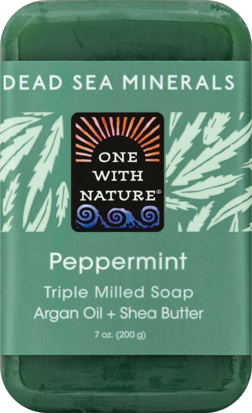 One With Nature Peppermint Triple Milled Soap