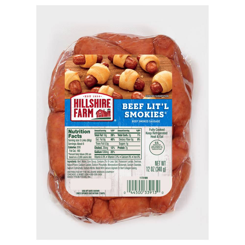 Hillshire Farm Lit'l Smokies Beef Sausage (12 oz)