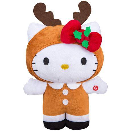 Holiday Greeter-Hello Kitty In Reindeer Outfit-Opp Sm-Sanrio