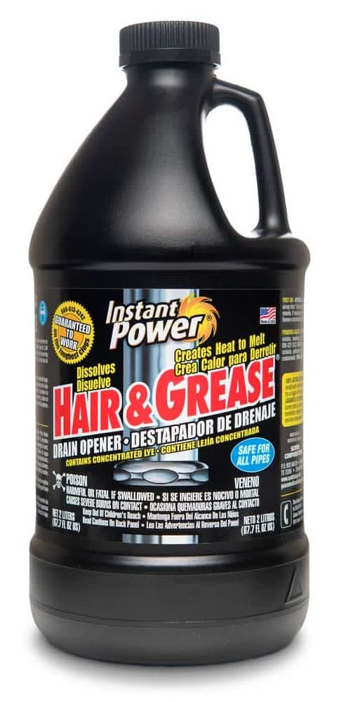 Instant Power 67.6 Oz. Hair And Grease Drain Openers & Chemicals