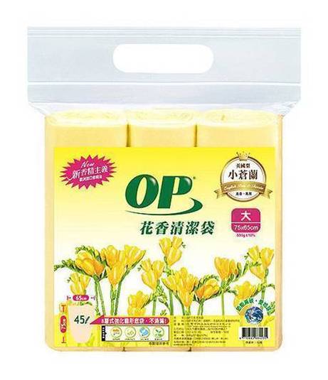 OP花香小蒼蘭清潔袋3入(大)#4710660884235