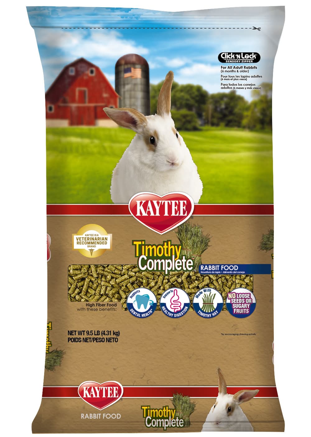 Kaytee Timothy Complete Rabbit Food