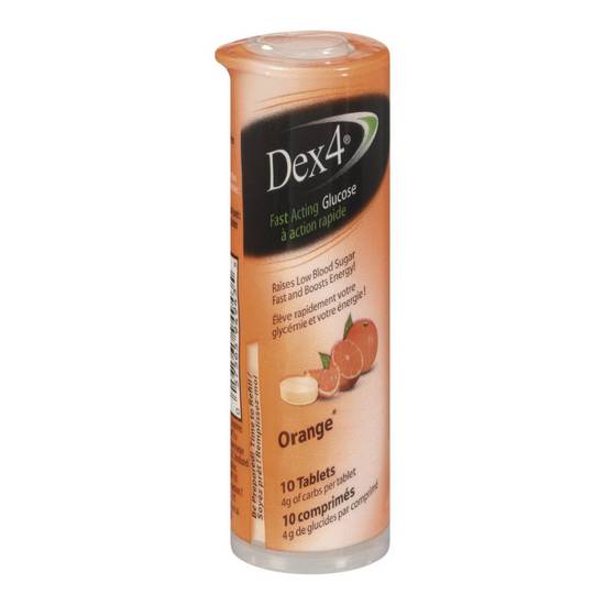 Dex4 Glucose Tablets, Orange (10 ea)