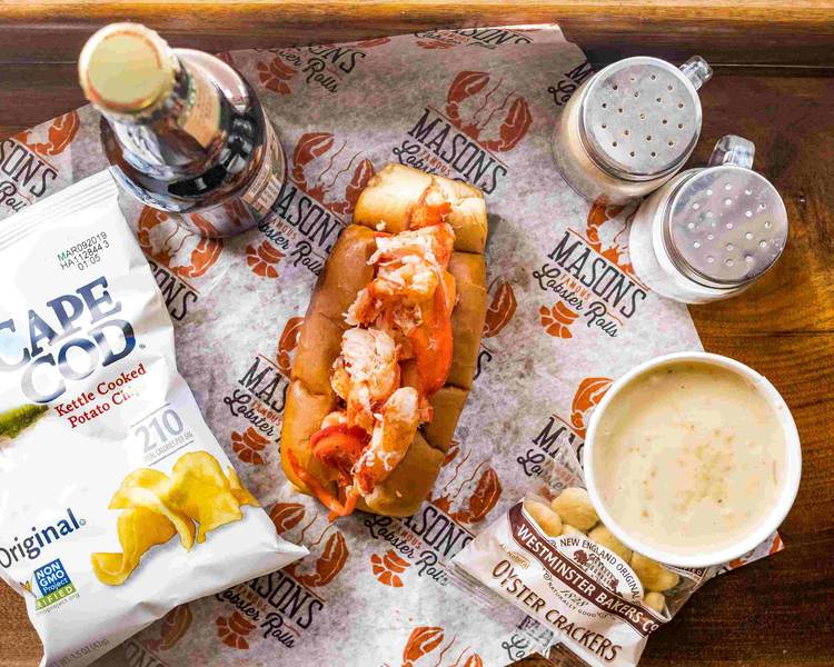 Masons Famous Lobster Rolls Menu Bloomington • Order Masons Famous