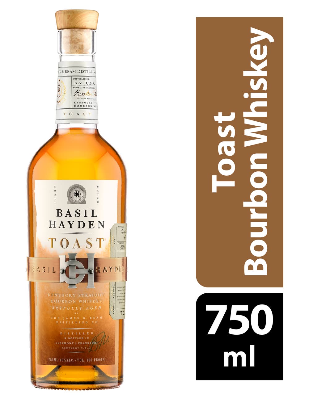 Basil Hayden Toast Kentucky Straight Bourbon Whiskey (750 ml)