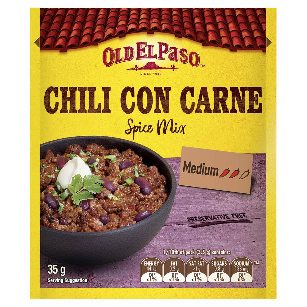 Old El Paso Chili Con Carne Spice Mix (35g)