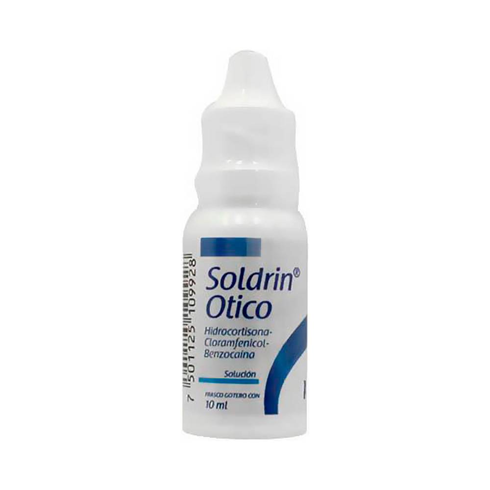 Pisa soldrin ótico hidrocortisona solución 10 mg (frasco 10 ml)