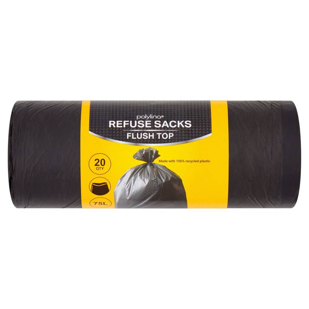 Polylina Refuse Sacks Flush Top