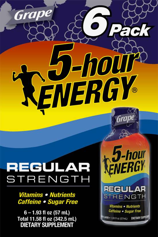 5-Hour Energy Regular Strength Grape Energy Shot