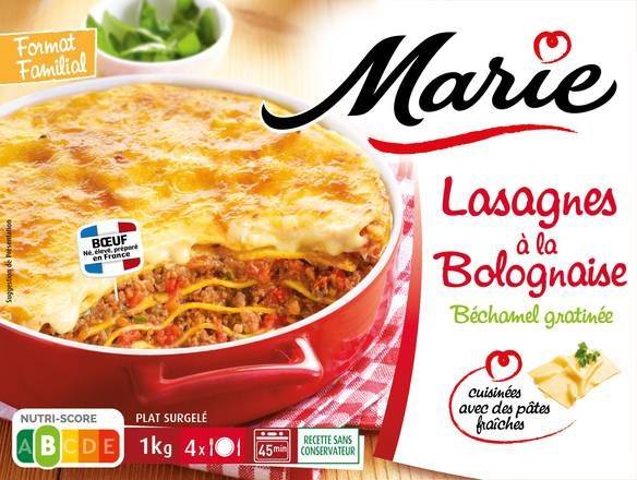 Lasagne bolognaise - marie - 1kg