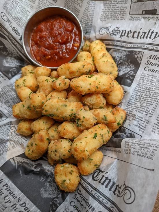 Garlic Battered Cheddar Bites