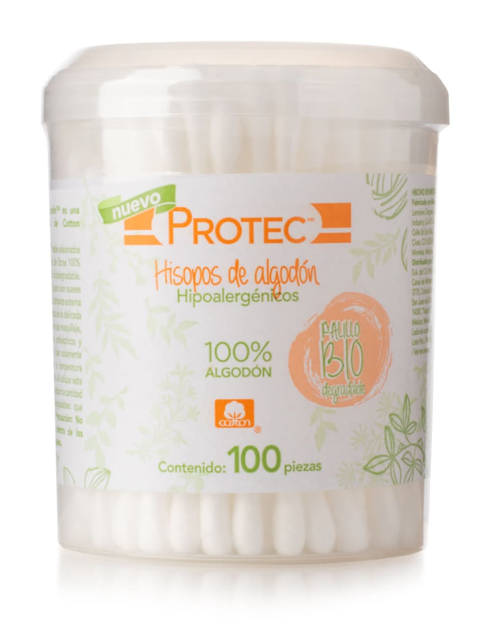 Protec · Aplicadores de algodón (204,01 g)