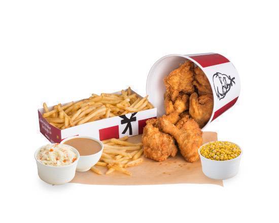 14 Piece Bucket and 4 Large Sides