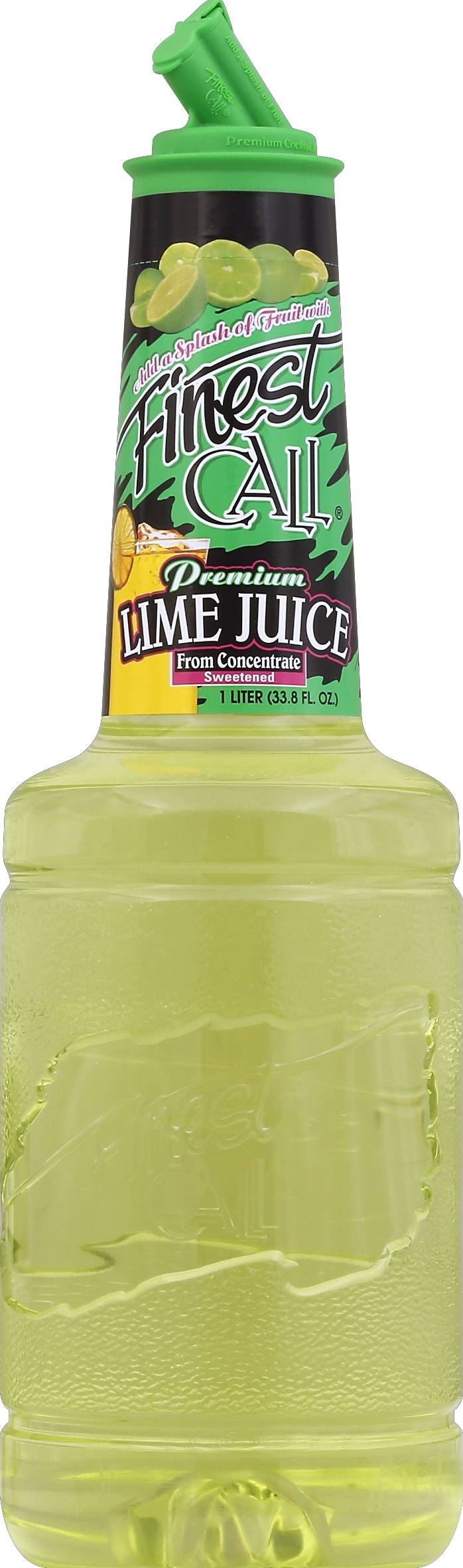 Finest Call Juice Premium Cocktail Mixers, Lime (33.8 fl oz)