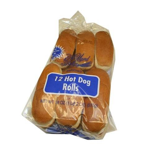 Rockland Bakery - Hot Dog Buns - 12ct Pack (1X12|1 Unit per Case)