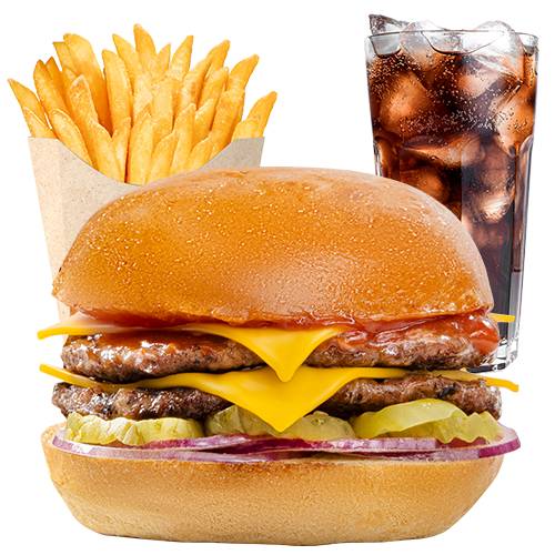 Menu le Double Cheez