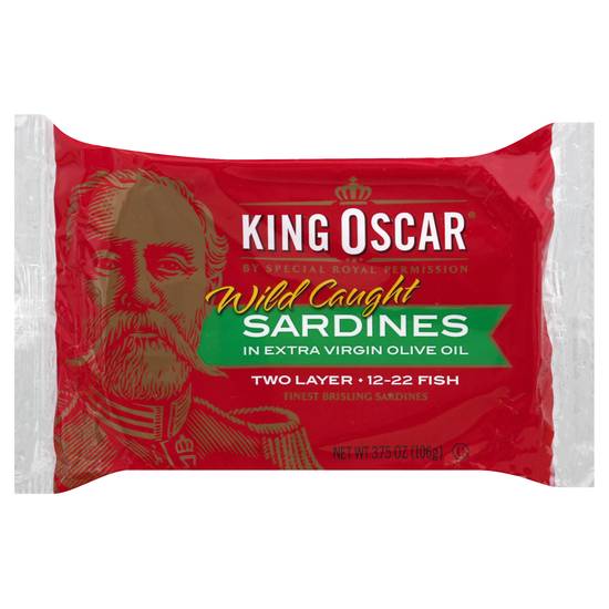 King Oscar Two Layer Sardines in Extra Virgin Olive Oil