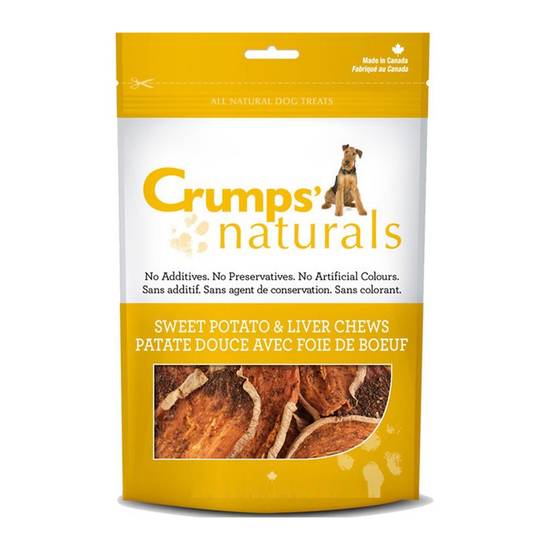 Crumps' Naturals Sweet Potato & Liver Chews (330 g)