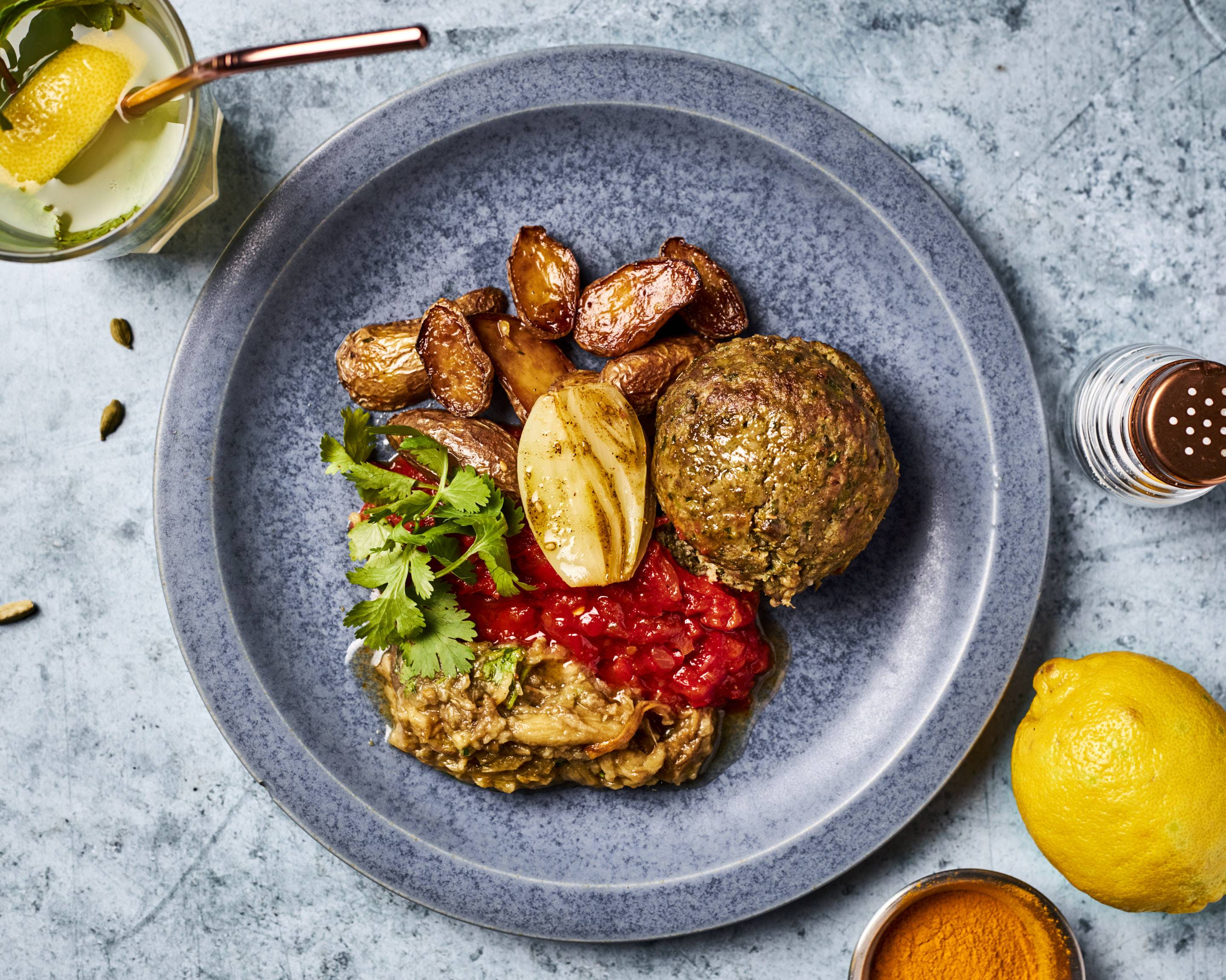 Assiette Chicken Keftas