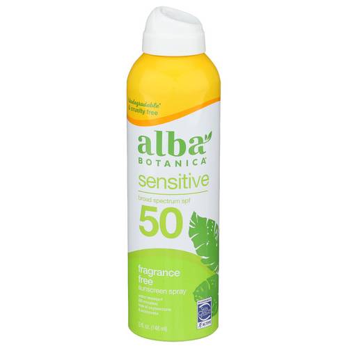 Alba Botanica Very Emollient Sunscreen Spry Spf 50