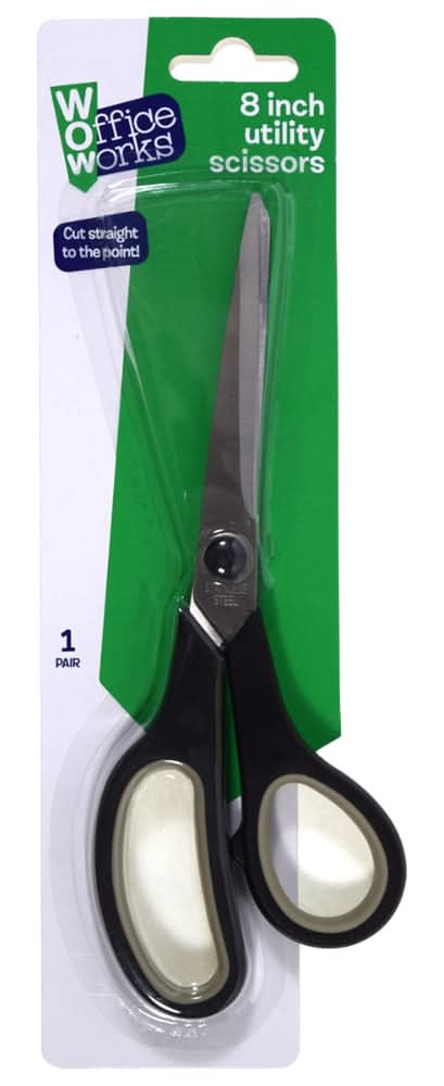 OfficeWorks Utlity Scissors, 8 in