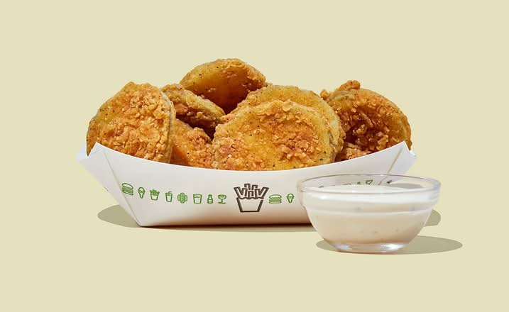 Fried Pickles with Ranch
