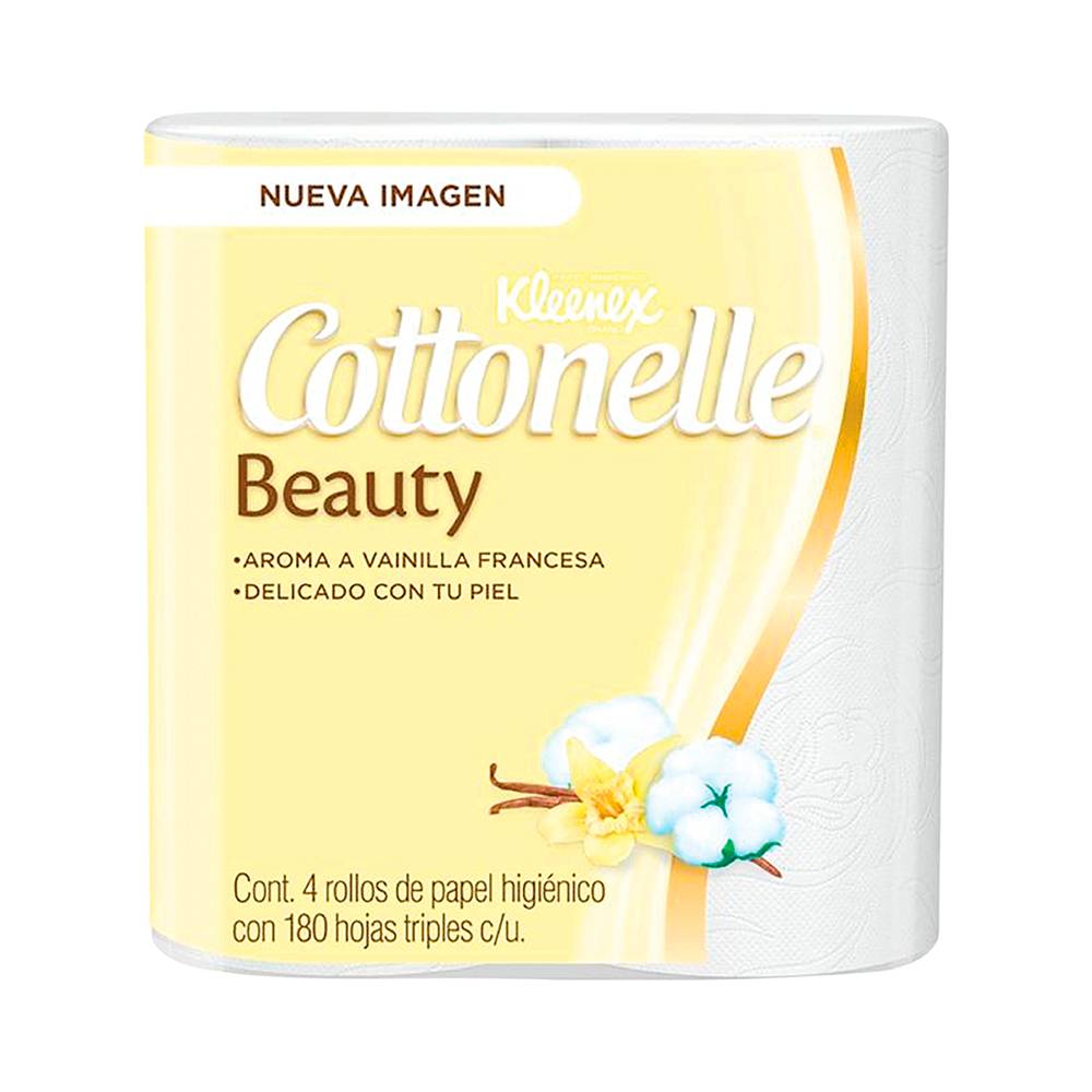 Kleenex cottonelle papel higiénico beauty (4 un)