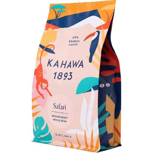 Kahawa 1893 Coffee Safari Blend Medium Roast Whole Bean Coffee