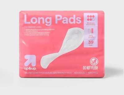 up&up Incontinence Long Pads, Women (39 ct)