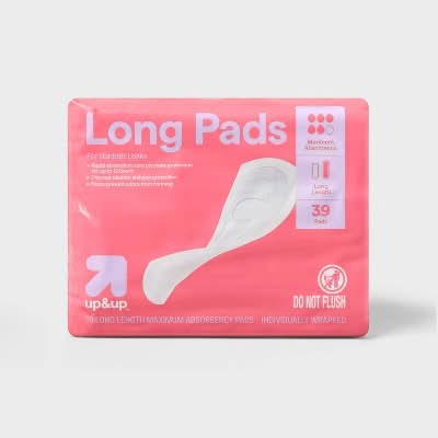 up&up Incontinence Long Pads, Women (39 ct)