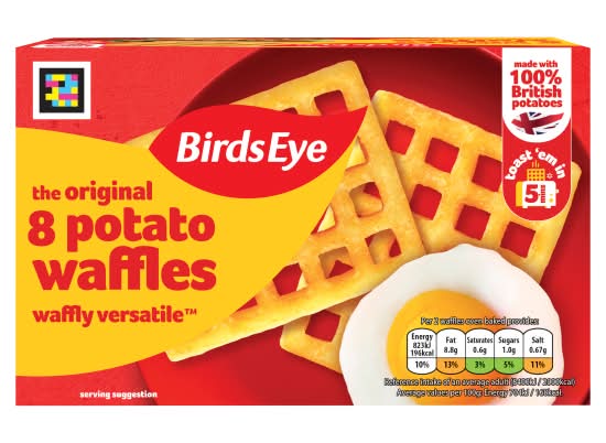 Birds Eye The Original Potato Waffles (454g)