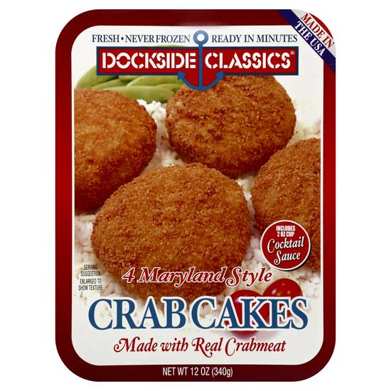 Dockside Classics Maryland Style Crab Cakes ( 4 ct )