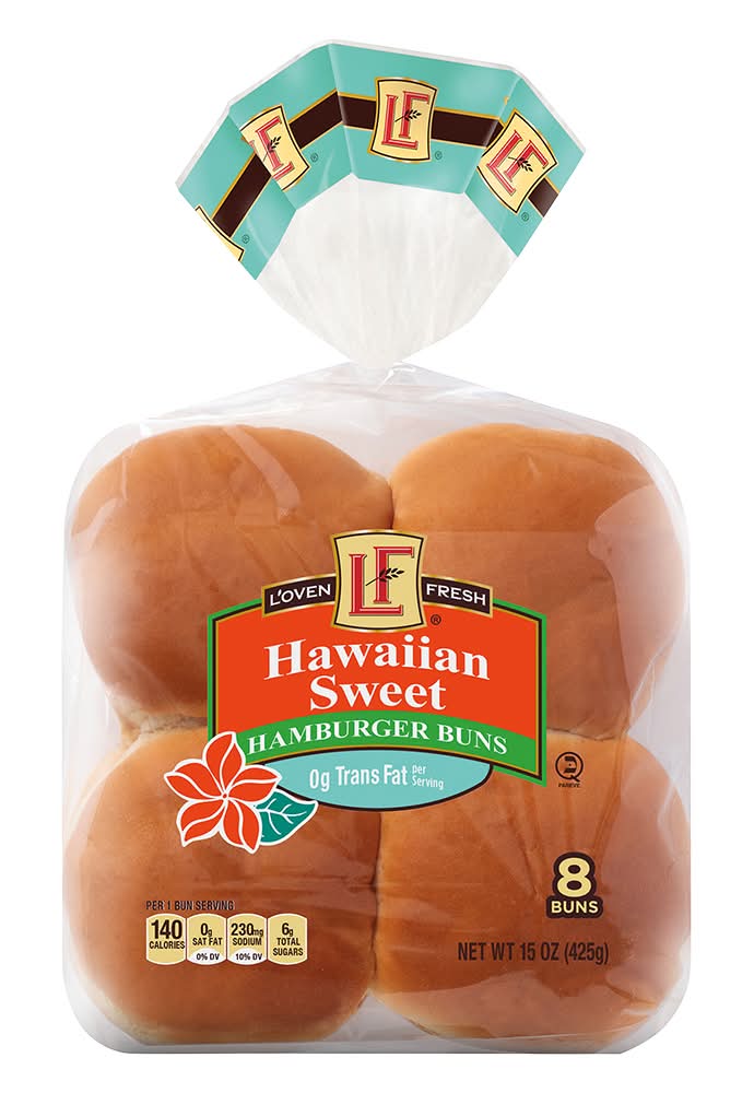 L'oven Fresh Hawaiian Hamburger Bun