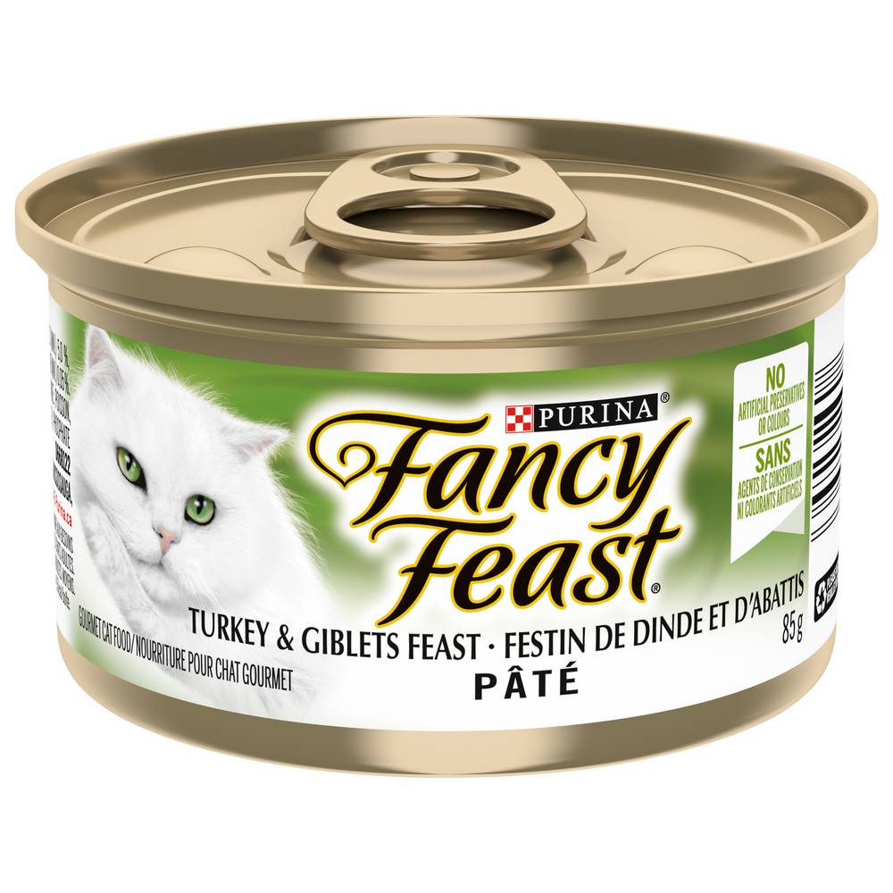 Fancy Feast Turkey and Giblets Feast Paté For Cats (85 g)