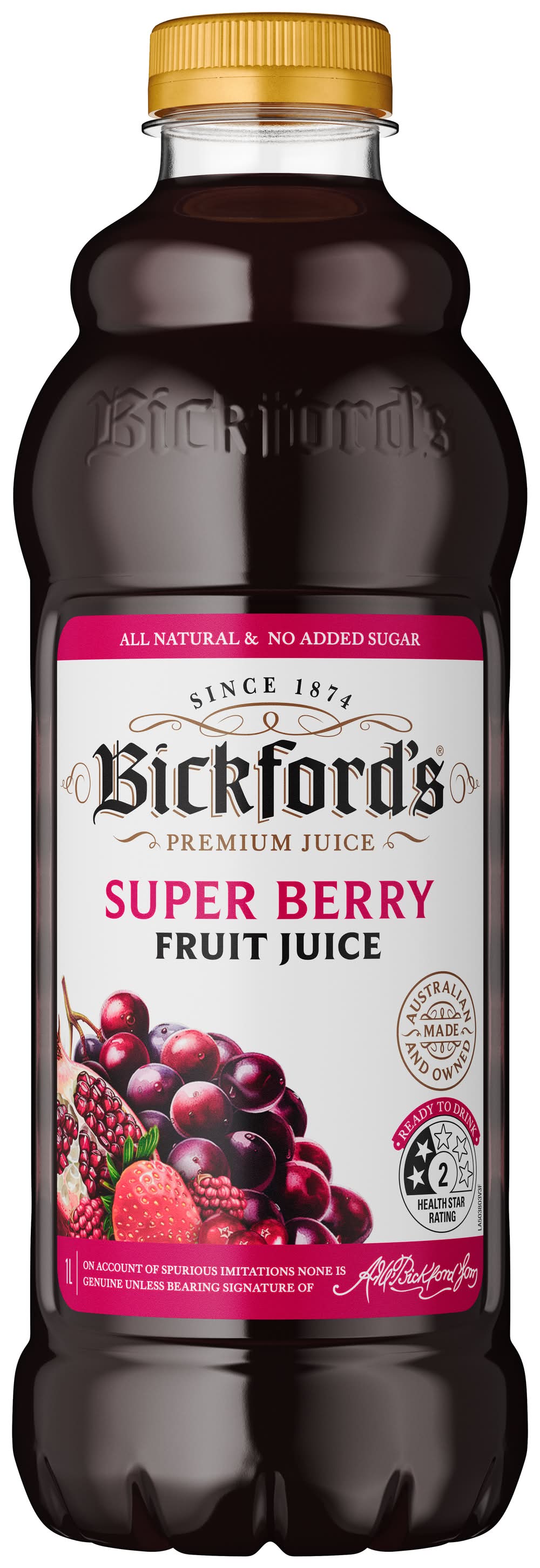 Bickford's All Natural Premium Fruit Juice, Super Berry (1L)