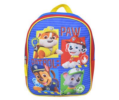 Blue & Yellow Character Panels Mini Backpack