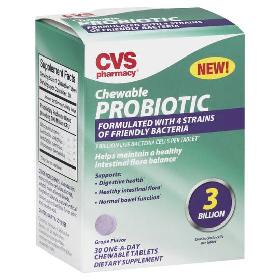 Cvs Probiotic Tablets (grape)
