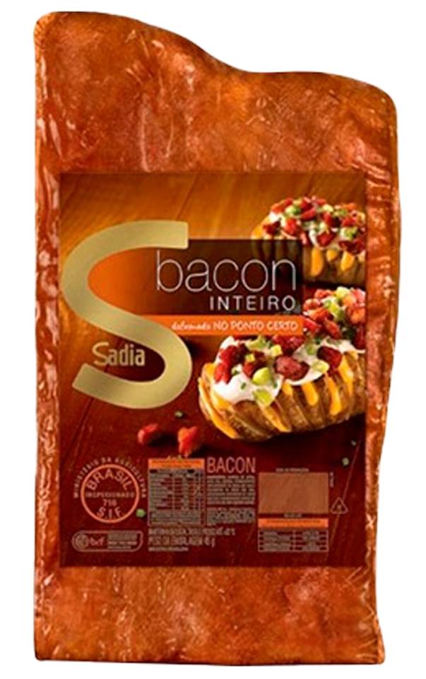 sadia bacon (embalagem: 3,7 kg aprox)