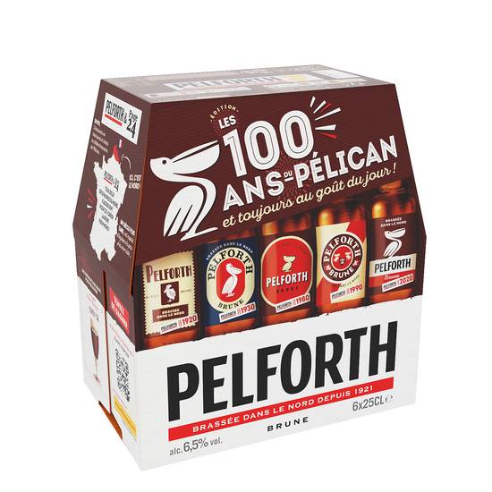 Pelforth - Bière brune (6 pièces, 250 ml)
