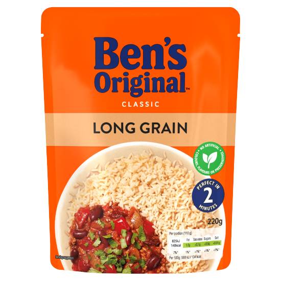 Ben's Original Classic Long Grain Rice (220g)