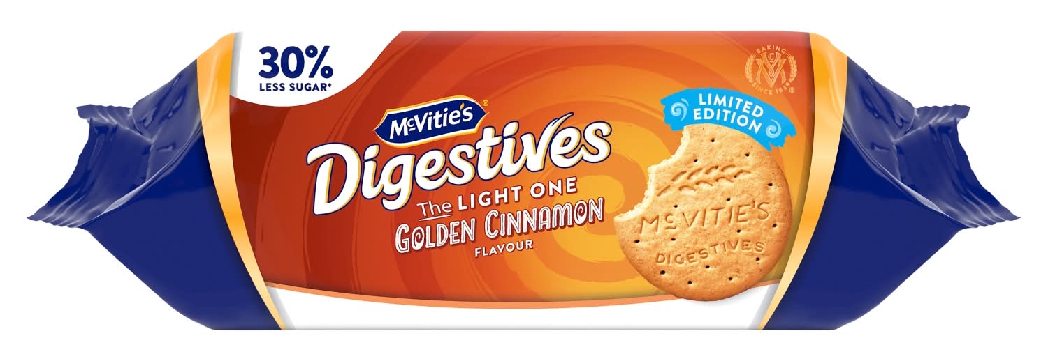 McVities Digestives The Light One Cinnamon Flavour Biscuits 250g