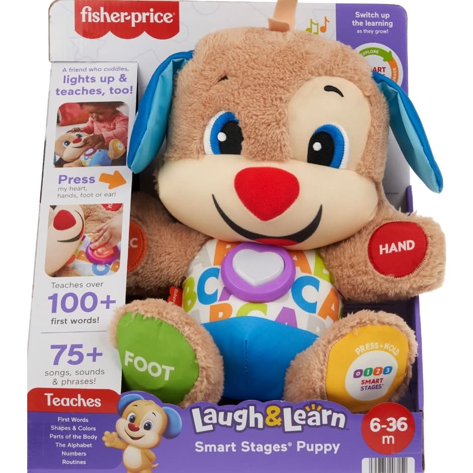 Fisher-Price Laugh & Learn Smart Stages Puppy Musical Plush Toy