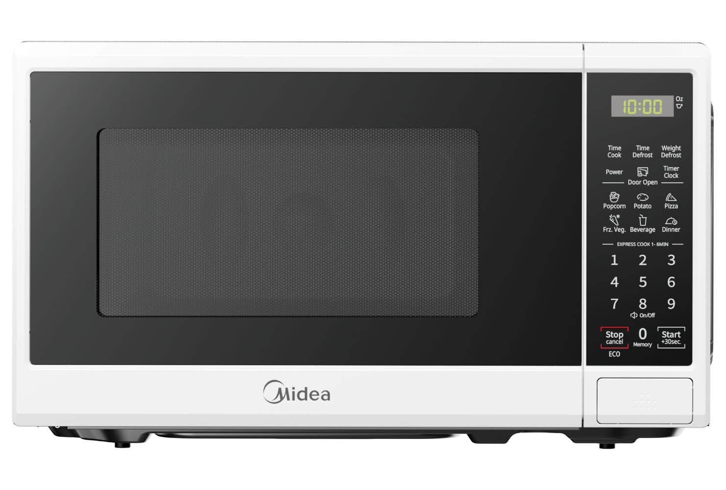 Midea 0.7-cu ft 700 -Watt Countertop Microwave ( White )