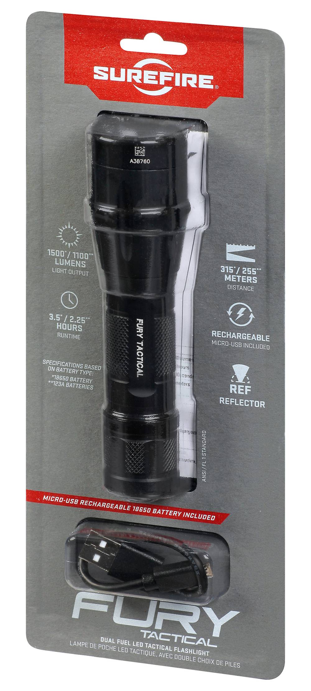 SureFire Fury Tactical Led Flashlight Delivery Near Me